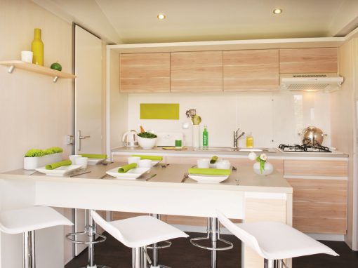 Gamme privilège, capacité 5-6 personnes, 3 chambres